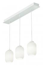  CALP05WHLNR3 - Callie 3 Light Linear Pendant,120V,White