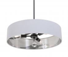  CLNP24MBBK-WHSL - Celine Pendant 24'' Medium Base BK - WHSL shade