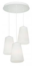  ISLP11WHRND3 - Isla 3 Light Round Pendant,120V,White