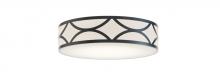 AFX Lighting, Inc. LAKF16LAJUDBK-BB - Lake 16'' LED Flush Mount, 30W, 120-277V, BK w/BB