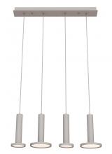  LNAP99L30D1WHLNR4 - Luna 4 Light LED Linear Pendant,120V,3000K,White