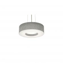  MCP1214LAJUDBK-GY - Montclair 12'' LED Pendant - 18W 120-277V,BK w/ GY