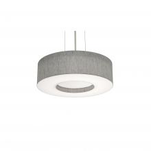  MCP1524LAJUDBK-GY - Montclair 15'' LED Pendant - 18W 120-277V,BK w/ GY