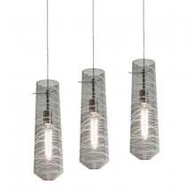  SPP05MBSNSMLNR3 - Spun 3 Light Linear Pendant