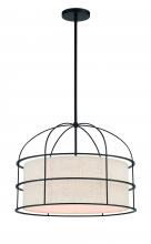  2155-66A - Gateway Park - 5 Light Convertible Pendant/Semi Flush