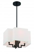  2954-572 - Upham Estates - 4 Light Convertible Pendant/Semi Flush