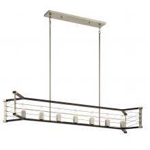  44252MOK - Linear Chandelier 7Lt