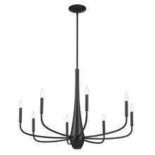  52526BK - Chandelier 8Lt