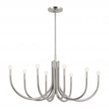  52553PN - Oval Chandelier 8Lt