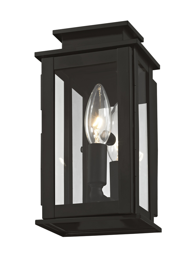 1 Light Black Outdoor Wall Lantern