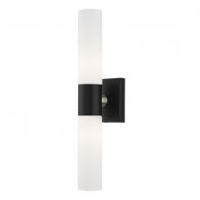 Livex Lighting 10102-04 - Black ADA 2-Light Vanity Sconce