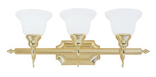  1283-02 - 3 Light Polished Brass Bath Light