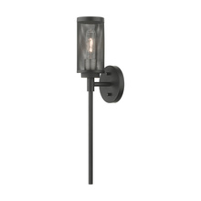 Livex Lighting 14121-04 - 1 Lt Black Wall Sconce