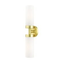 Livex Lighting 15072-12 - 2 Lt Satin Brass ADA Vanity Sconce