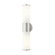  16562-91 - 2 Lt Brushed Nickel ADA Vanity Sconce