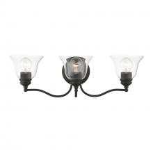 Livex Lighting 16933-04 - 3 Light Black Vanity Sconce