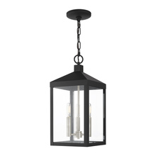 Livex Lighting 20593-04 - 3 Lt Black Outdoor Pendant Lantern