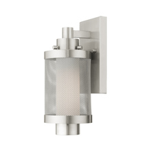  20681-91 - 1 Lt Brushed Nickel Wall Lantern