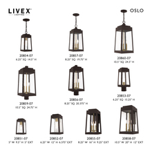  20860-07 - 3 Lt Bronze Outdoor Pendant Lantern