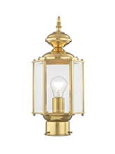  2117-02 - 1 Light PB Outdoor Post Lantern