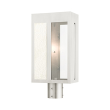  27416-91 - 1 Lt Brushed Nickel Outdoor Post Top Lantern