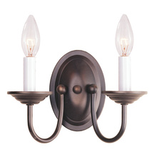  4152-07 - 2 Light Bronze Wall Sconce