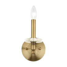  42701-01 - 1 Lt Antique Brass Wall Sconce