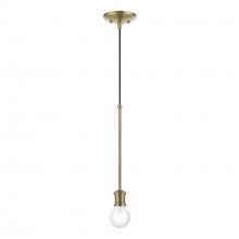  47161-01 - 1 Light Antique Brass Single Pendant