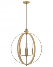 Lark 83554LCB-BAM - Medium Orb Chandelier