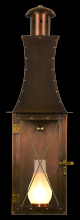 The Coppersmith FCH36E-HSI-CHB - Flush Mount Churchill 36 Electric-Hurricane Shade-Coach House Bars