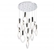  10103-01 - Catania, 13 Light Round LED Chandelier, Chrome