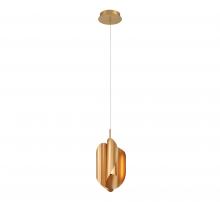  10117-04 - Portofino, 1 Light LED Pendant, Satin Gold