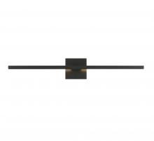 Lib & Co. US 10131-06 - Ragusa, Large LED Wall Mount, Metallic Black