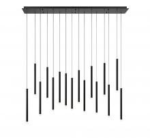  10151-02 - Amalfi, 16 Light Linear LED Chandelier, Matte Black