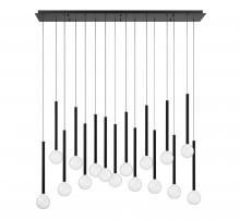  10152-02 - Positano, 16 Light Linear LED Chandelier, Matte Black