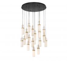  10223-02 - Verona, 19 Light Round LED Chandelier, Matte Black