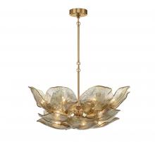  12055-037 - Corato, 16 Light Chandelier, Brushed Brass