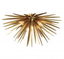  12058-05 - Trapani, 3 Light Ceiling Mount, Soft Brass