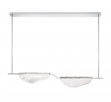  12118-017 - Savona, 2 Light Linear LED Chandelier, Clear