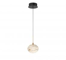  12119-02 - Calcolo, 1 Light LED Pendant, Matte Black