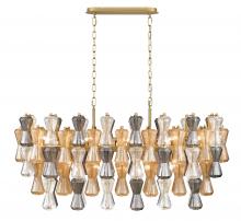 Lib & Co. US 12198-022 - Veneto, 13 Light Oval Chandelier, Aged Brass