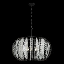  367P08CB - Caesar 8-Lt Pendant - Carbon