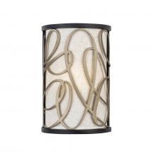 Varaluz 381W01MBAR - Scribble 1-Lt Sconce - Matte Black/Artifact