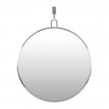  407A01BN - Stopwatch 30-in Round Accent Mirror - Brushed Nickel