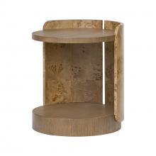 Varaluz 514TE20A - McKinney Side Table - Mushroom Oak/Mappa Burl