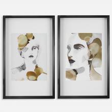  45097 - Uttermost Organic Portrait Framed Prints, S/2