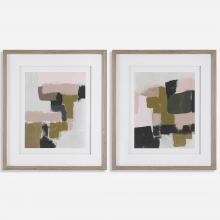  41453 - Color Block Framed Prints, Set/2