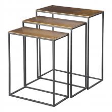 Uttermost 25050 - Uttermost Coreene Nesting Tables, Gold, S/3