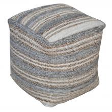  23967 - Uttermost Mesick Handwoven Gray Pouf