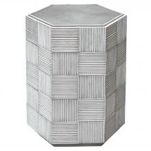  25481 - Uttermost Silo Hexagonal Accent Table